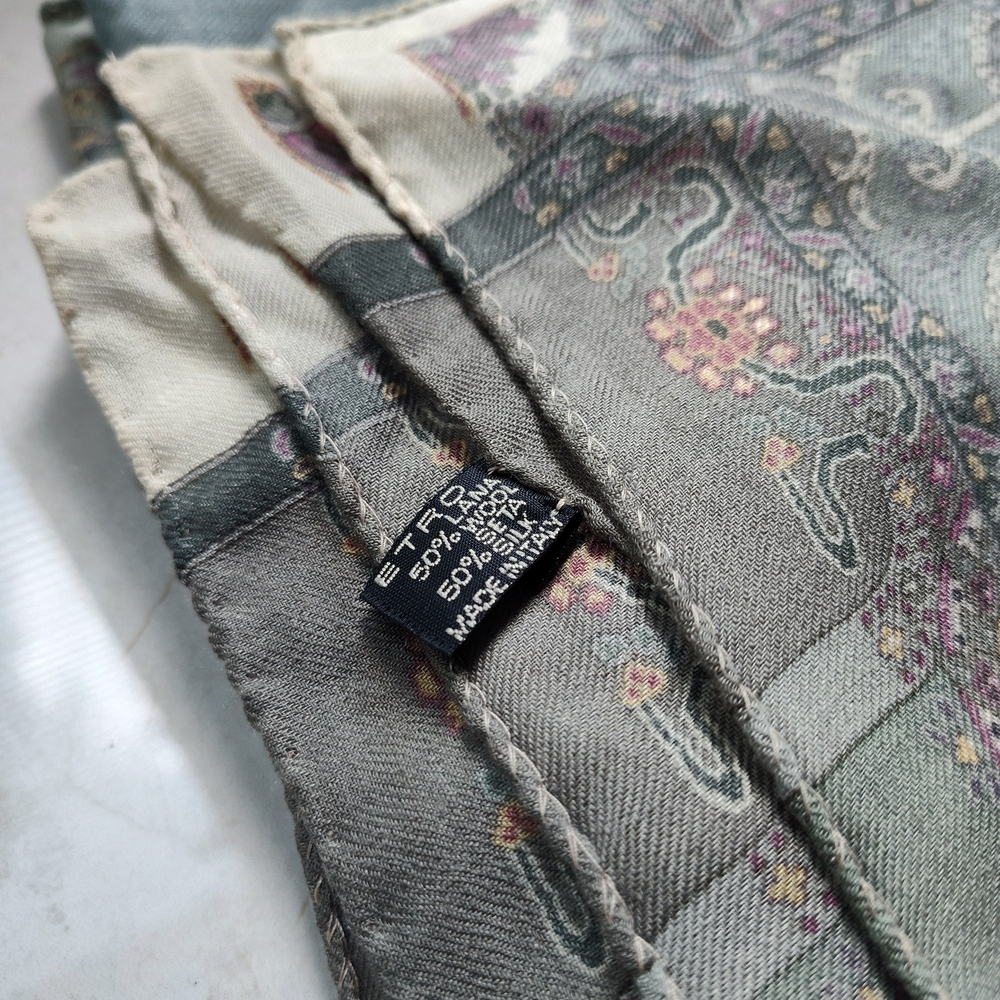 Etro Multicolor Paisley Scarf - Picture 7 of 8